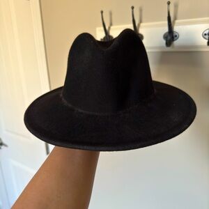 Club Monaco wool wide brim hat